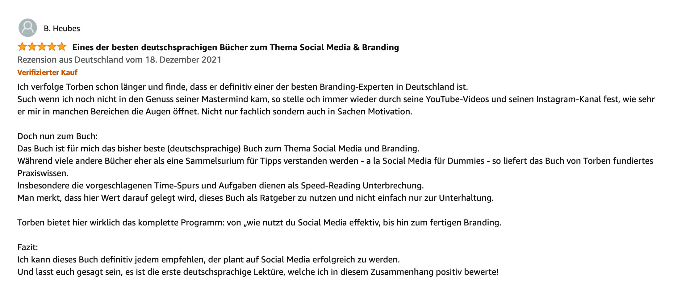 Selfmade Branding von Torben Platzer - Rezension