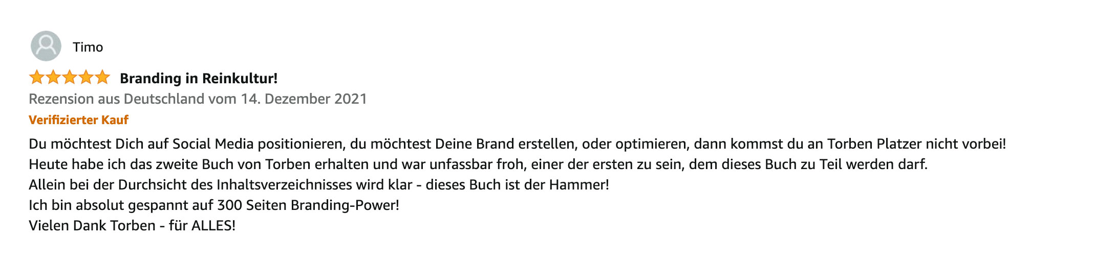 Selfmade Branding von Torben Platzer - Rezension